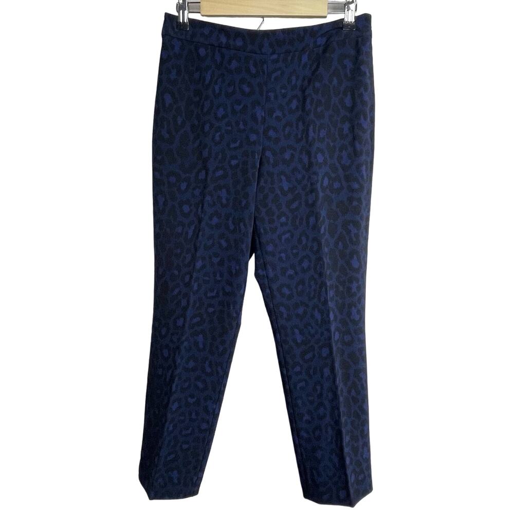 Kate Spade Live Colorfully Women's Animal Print Cropped Ankle Pants‎ Size 6